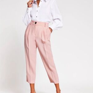 River island Petite pleated pants UK6 US2 00P in light Pink